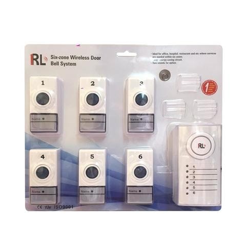 6 in 1 Doorbell by Dragon Mall - 6 in 1 wireless doorbell with patented energy saving technology