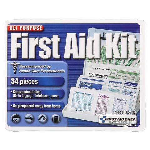 All-Purpose First Aid Kit (34 Pieces)