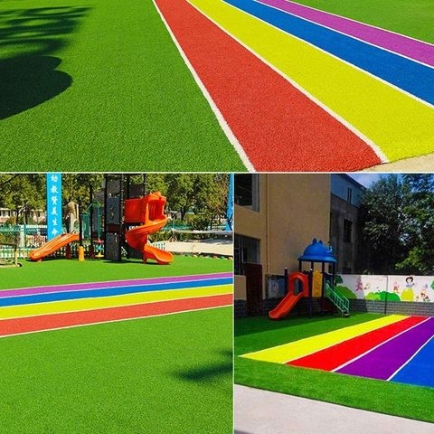 سجادة عشب صناعية بألوان قوس قزح 20 مم من ياتاي- 2 × 15 متر