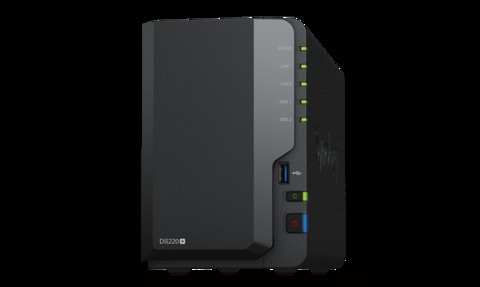 NasDisk (DS220+), Synology 2 Platform, 2GB DDR4 Memory