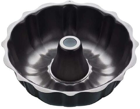 Aiwanto 10inch Cake Pan Cake Maker Pan Non-Stick Bundt Pan Fluted Cake Pan Cake Mold Bakeware Thick Carbon Steel