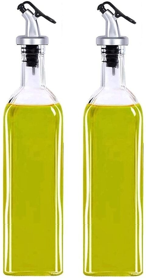 Aiwanto 2Pcs 500ml Oil Dispenser Oil Storage Bottle Olive Oil Sauce Dispenser Bottles