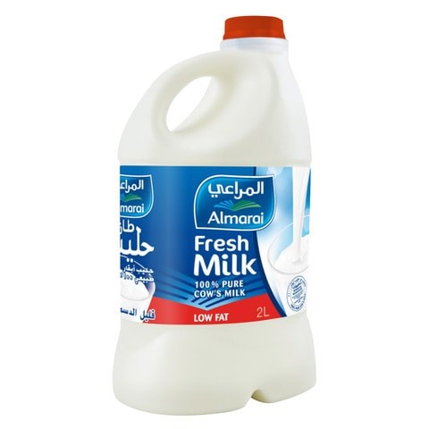 Almarai fresh milk low fat 2 liters