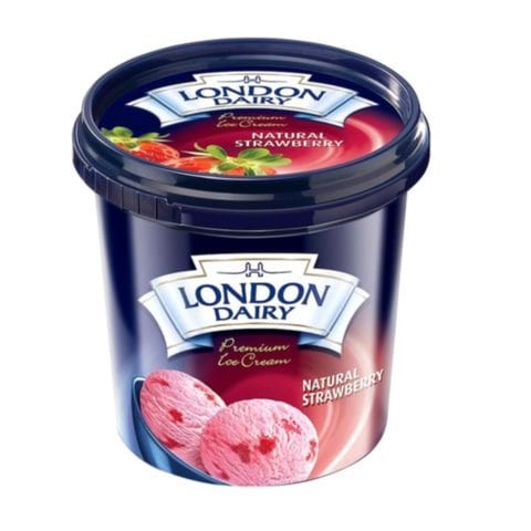 London Dairy Strawberry Ice Cream 500 ml