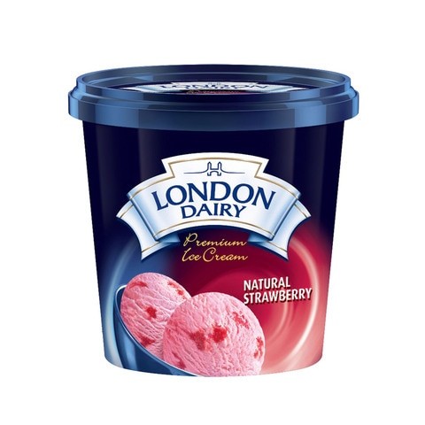 London Dairy Strawberry Ice Cream 125 ml
