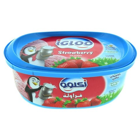 Igloo strawberry ice cream 1 liter