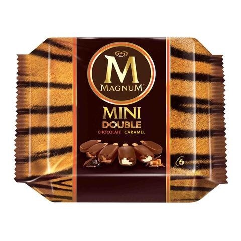 ماجنوم ميني ايس كريم شوكولاتة وكراميل 60 مل × 6