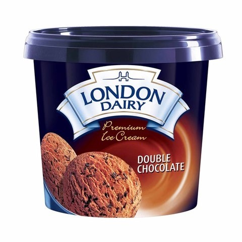 London Dairy Double Chocolate Ice Cream 1 Liter