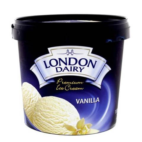 London Dairy Vanilla Ice Cream 1 Liter