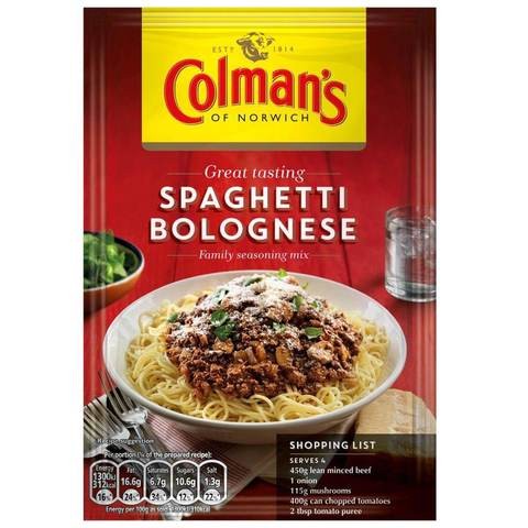 Colmans Macaroni Bolognese 44gm