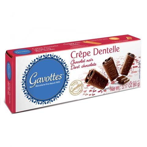 GAVOTTES WAFERS DARK CHOC. 90G