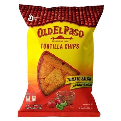 Old El Paso Tortilla Chips Salsa 100gm