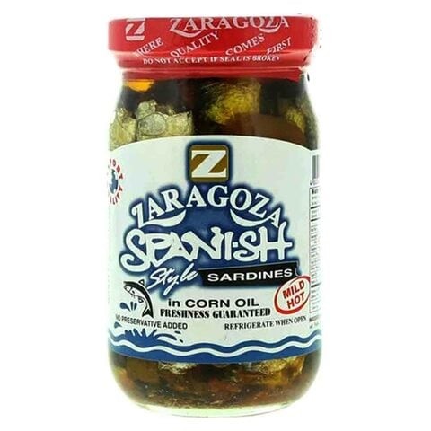 Sardines Portuguese style in corn oil from Zargossa 220 g