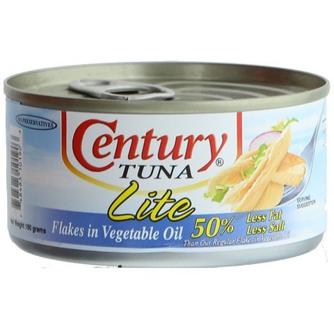 CENTURY TUNA FLAKES V/OIL LITE 180G