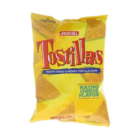 Jack 'n Jill Tortilla Chips Nacho Cheese 72gm