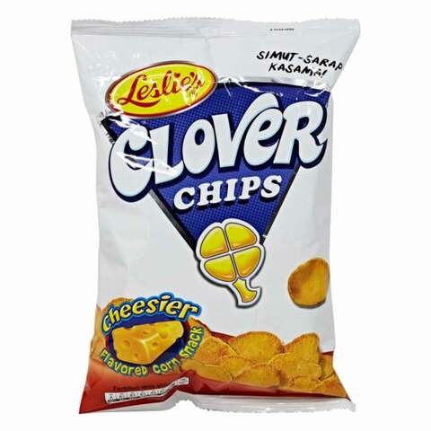 LESLIES CLOVER CHIPS CHEESE 85G