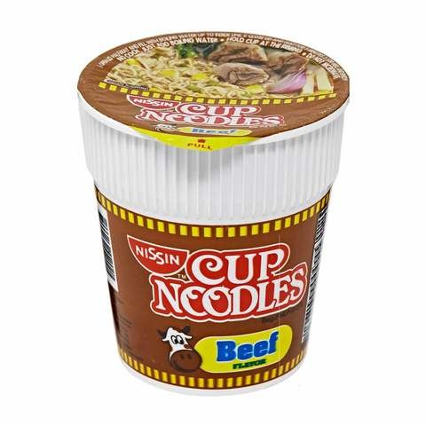 Nissin Beef Noodles Cup 60gm