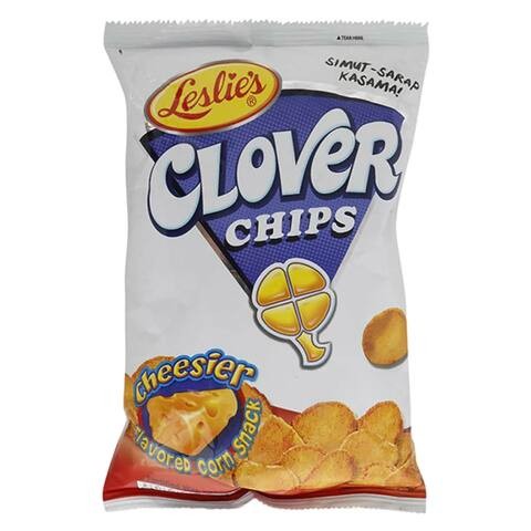 LESLIES CLOVER CHIPS CHEESIER 55G