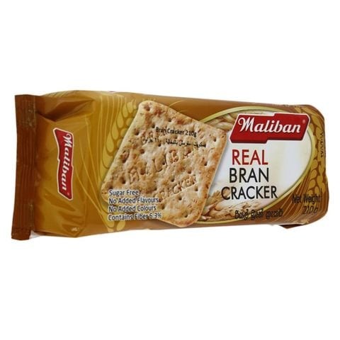 MALIBAN BRAN CRACKERS 210G