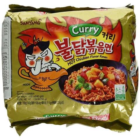 samyang hot chicken ramen curry 140g