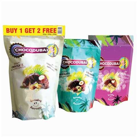 Choco Dubai Chocolate Dates 350gm+200gm+200gm