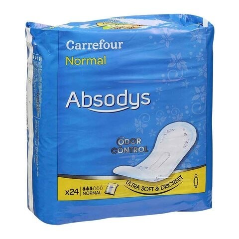 Carrefour Sanitary Pads Regular 24 Pieces