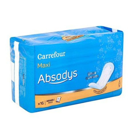 Carrefour Maxi Abode Sanitary Napkins x Pack of 16