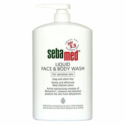 Sebamed face and body wash 1 liter