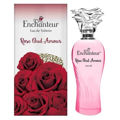 Enchanteur Rose Aoud Amour Eau de Toilette for Women - 100 ml