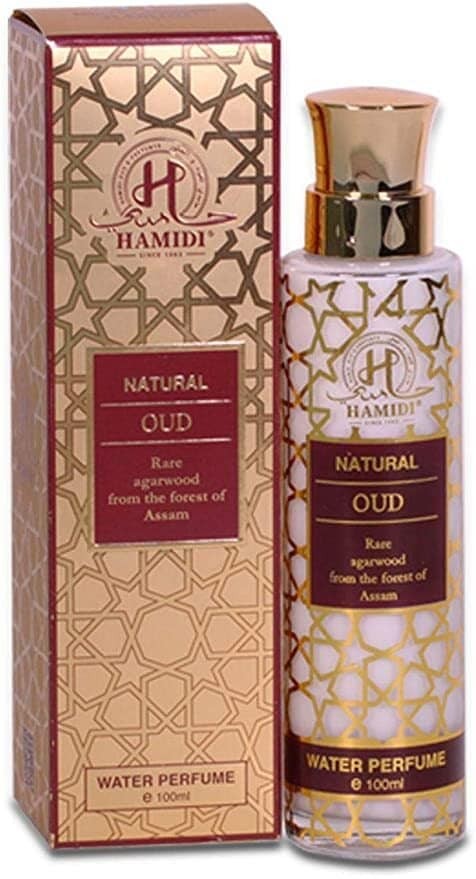 Hamidi Natural Oud Water Perfume 100ml Non Alcoholic For Unisex