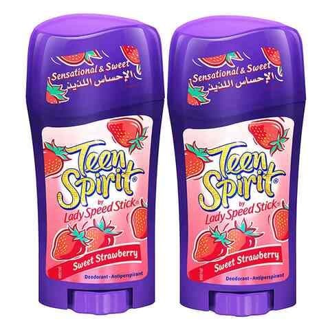 Lady Speed ​​Stick Tin Spirit Strawberry 66g × 2