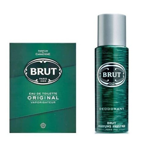 Brut eau de toilette deodorant spray 100 ml + Brute 200 ml