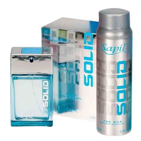 SAPIL SOLID EDT 100ML+DEO GIFT SET