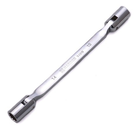 Harden - Double Socket Wrench Silver/Black 18x19millimeter