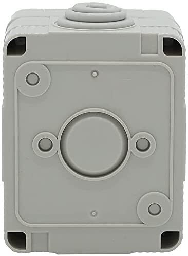 MODI outdoor Sockets and Switchs Waterproof,ShowTop Wall Electrical Outlets,IP55 Switch And Socket Covers,13A Outdoor Wall Weatherproof Plug Socket Box And10A Switchs Box 1 GANG SWITCH SOCKET US