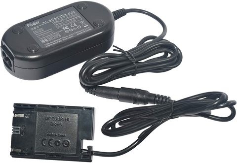 DMK Power ACK-E6 AC Power Adapter Kit for Canon EOS 5DS 5DS R 5D Mark IV 5D Mark III 5D Mark II 6D 7D 7D Mark II 760Da 60D 70D 80D Cameras LP-E6 LP-E6N Battery LC-E6 LC-E6E