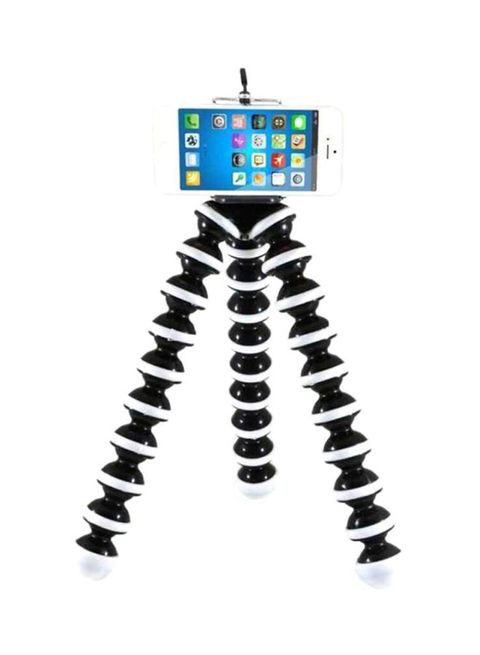 Margoun - Flexible Tripod Phone Mount Black/White/Silver