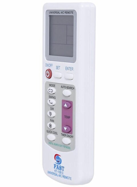 Fast Universal Remote Control For Air-Conditioner White