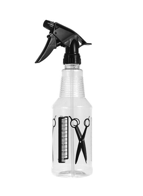 Generic Hairdressing Water Spray Bottle Clear/Black 26x7x9.50centimeter