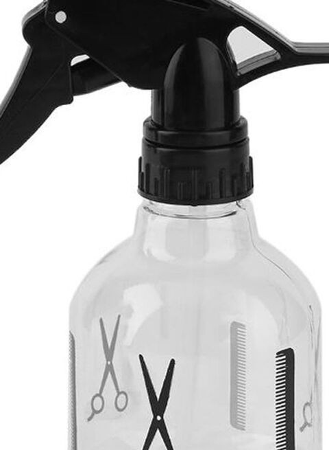 Generic Plastic Hairdressing Spray Bottle Black/Clear