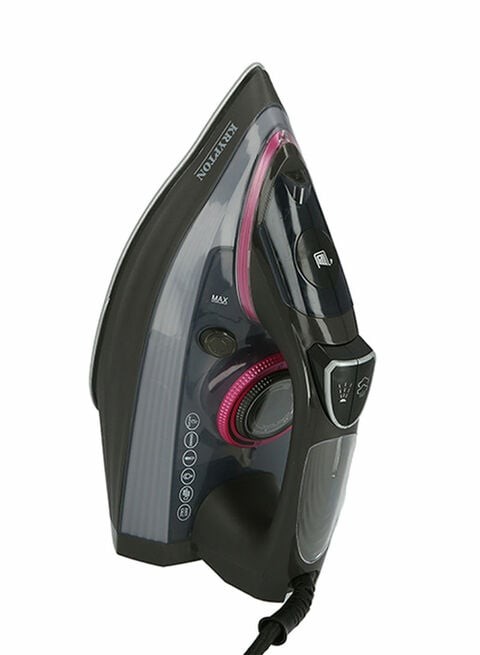 Krypton Non-Stick Soleplate Steam Iron KNSI6137 Black/Grey