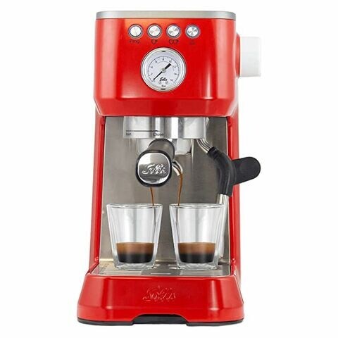 Solis Barista Perfetta Plus Espresso Machine 1700W 98017 Red