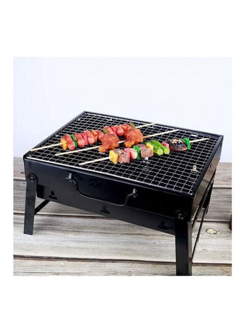 Generic Foldable Portable Grill For Trips And Camping Black 2kg