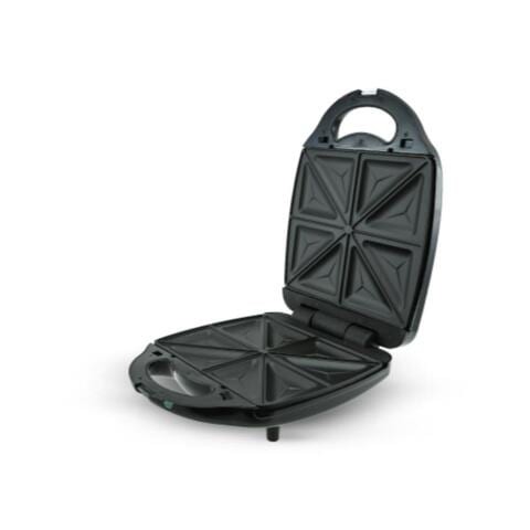 SANDWICH MAKER 4-SLICE BLACK, Sandwich Plates, Grill Plates and Waffle Plates.