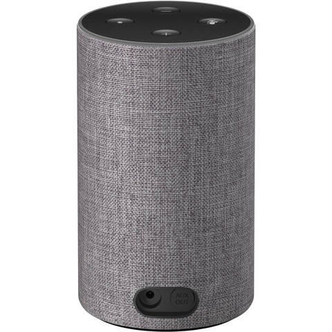 Amazon Echo 2nd Gen, Smart Speaker with Alexa and Dolby Processing, Heather Gray Fabric