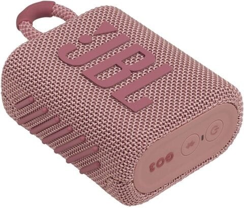 JBL GO 3 Portable Bluetooth Speaker, Pink