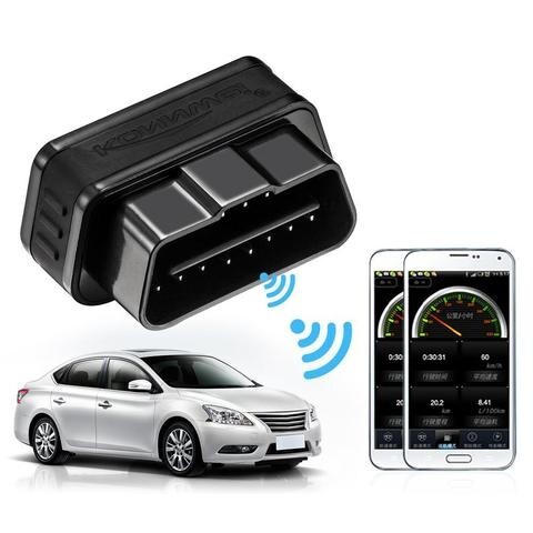 Konnwei - Konnwei Kw901 Obd2 Car Bluetooth 3.0 Scanner Elm327 Car Diagnostic Tool - Black