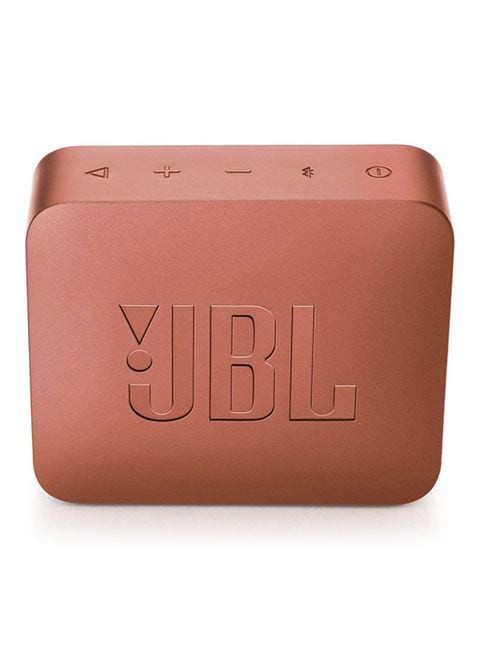 JBL GO 2 Portable Bluetooth Speaker, Cinnamon