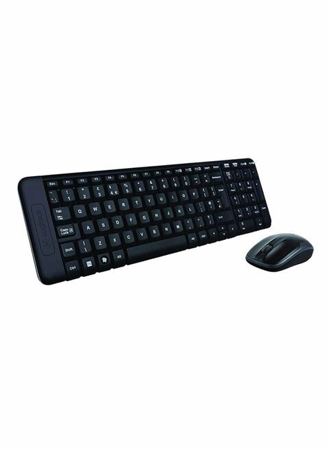 Mk220 Wireless Keyboard And Mouse Set black