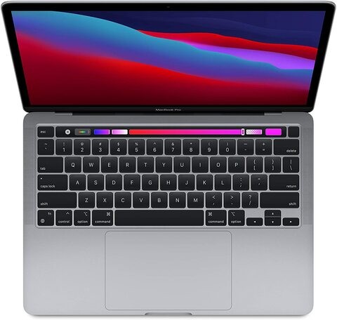 Apple MacBook Pro 2020 Model (13-Inch, Apple M1 chip with 8-core CPU and 8-core GPU, 8GB, 256GB, Touch Bar and Touch ID, MYD82), Eng-KB, Space Gray